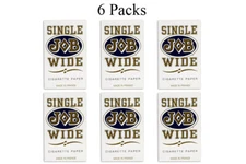 6X Job Rolling Papers Single Wide 1.0 Original 192 Lvs | Free Shipping