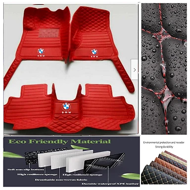 Custom For BMW All Model Car Floor Mats Carpets Waterproof Cargo Liners Handmade - Imagen 30 de 42