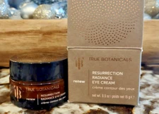 True Botanicals RESURRECTION RADIANCE EYE CREAM Renew 0.5 Oz 15 g NEW BOXED!!