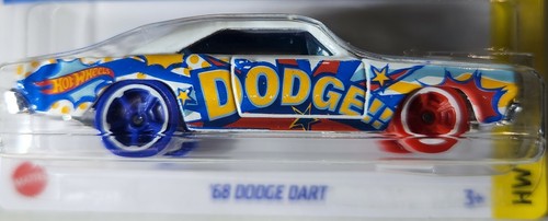 2022 Hot Wheels '68 Dodge Dart 63/250 HW Art Cars Mopar Hemi Super Stock White - Picture 2 of 6