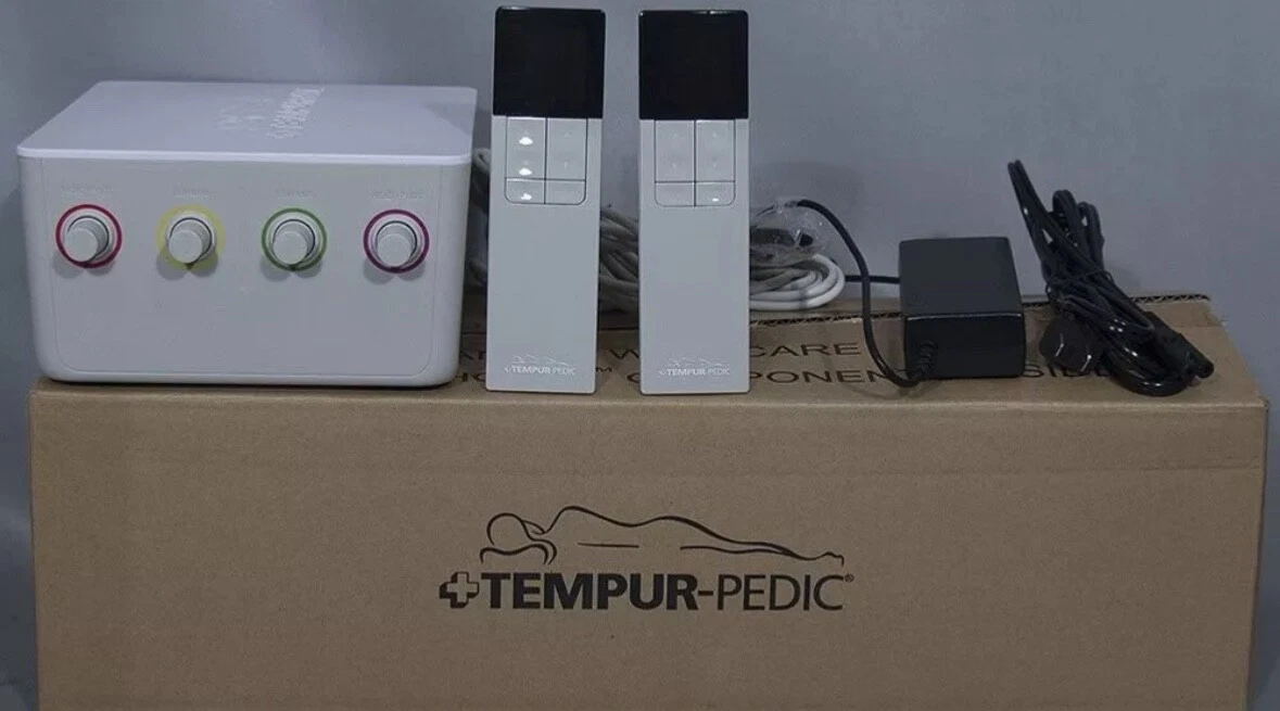 Tempur-Pedic TEMPUR-CHOICE Mattress Pump Assembly Kit w/ 2 Remotes - NEW!