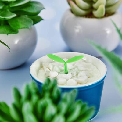 Silicone Bookmark Green Grass Sprout Buds Indentifier [л Books с# ;э H3T2 W KL