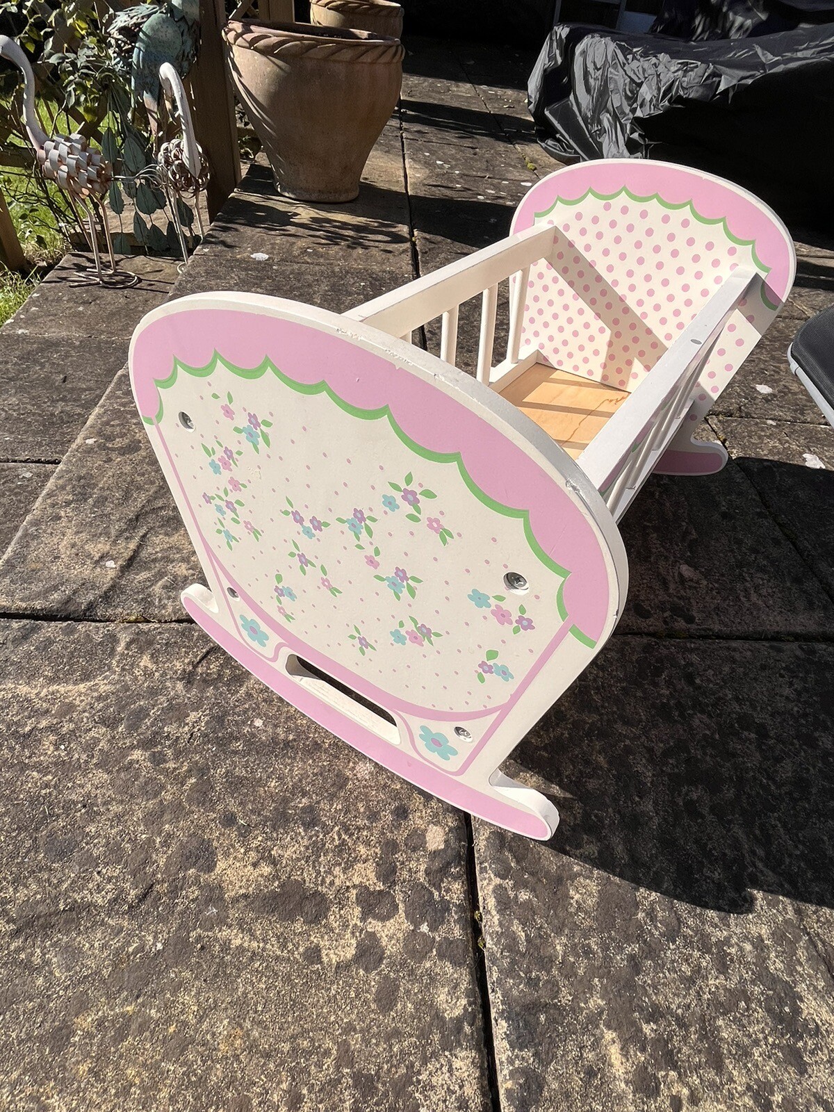 Wooden Dolls Cot COLLECTION ONLY eBay