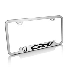 Honda Cr-v Brushed Stainless Steel 50 States License Plate Frame