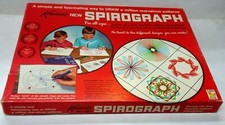 Vintage Kenner 401 Spirograph 1970s Era w/Box Missing 2 Pens-1 wheel-Board