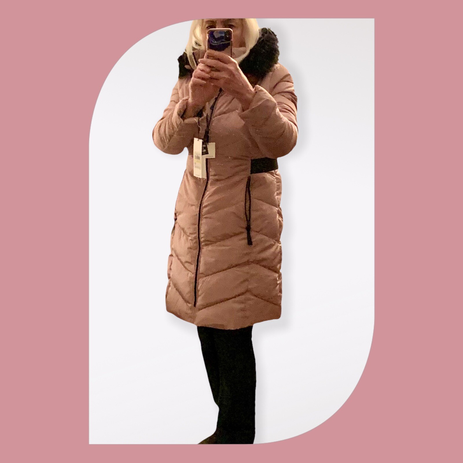 Calvin Klein New Fawn Puffer Detachable 