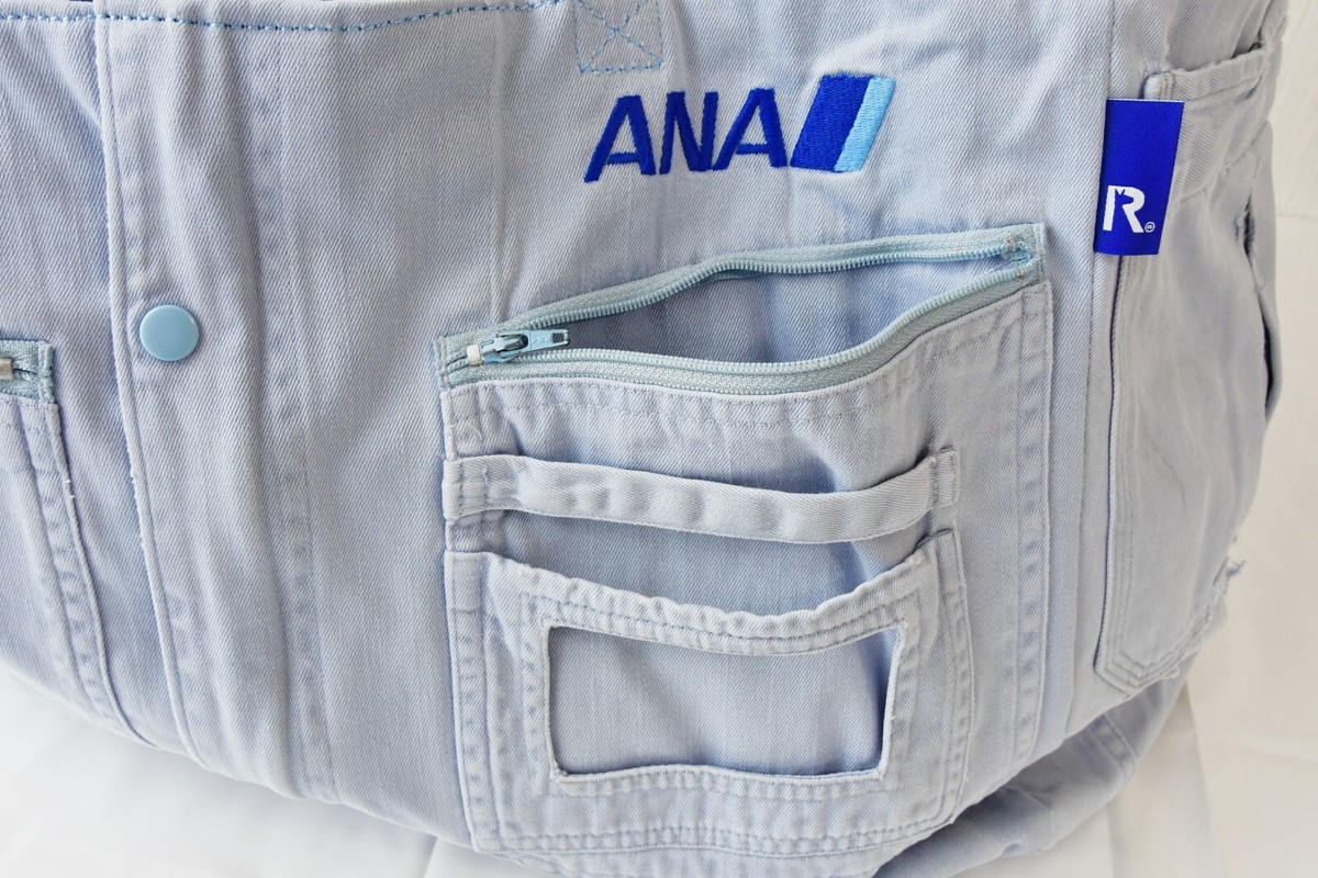 All Nippon Airways Tote Bag Made from Clothes of ANA Mechanics