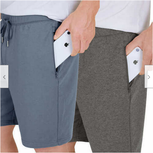 Eddie Bauer Men's Lounge Shorts 2pack Blue Gray Large for sale online eBay