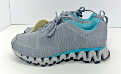 New Reebok Size 6 Women's ZigWild Trail 6 Grey with Teal Memory Tech Comfort