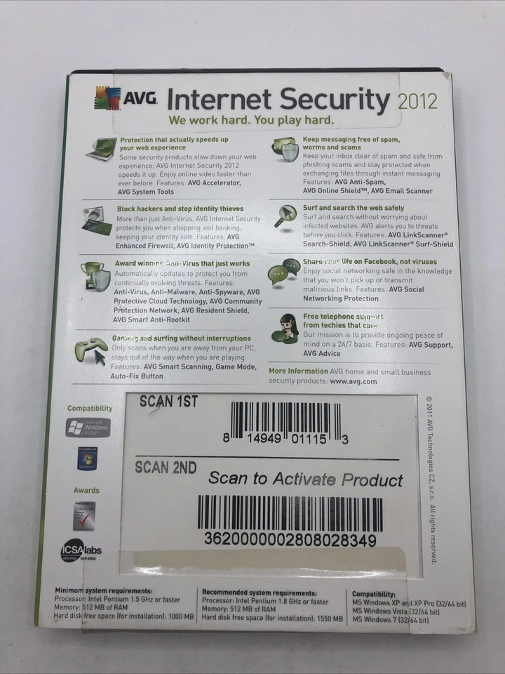 AVG INTERNET SECURITY 2012 - Image 2 of 2