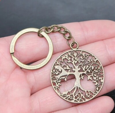 Keyring, Tree of Life, Tree of Life, Pendant, Bronze, Gift 
