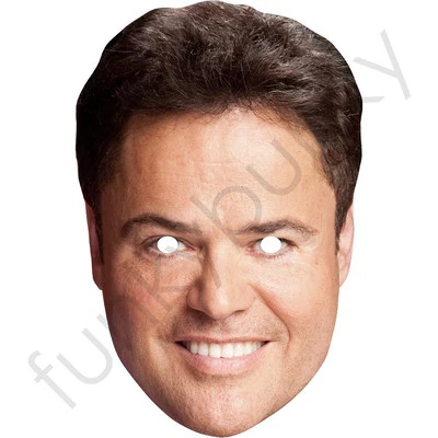 FUNKYBUNKY Donny Osmond Celebrity Card Face Mask - Ready To Wear - Fancy Dress