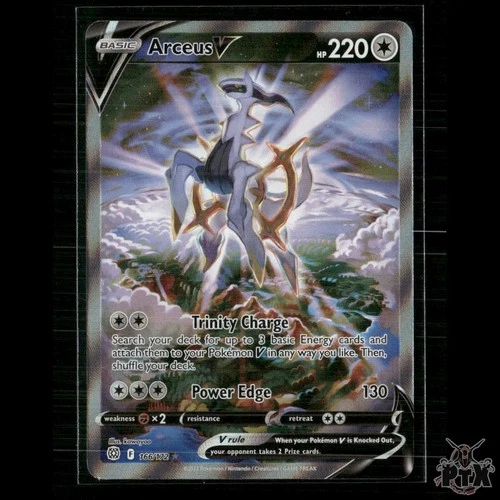 Arceus V (Alternate Full Art) 166/172 SWSH09: Brilliant Stars NM Pokemon