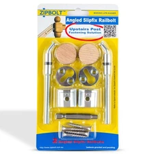 13.960 Angled Slipfix Railbolt Handrail to Newel Post Connector for Stairs