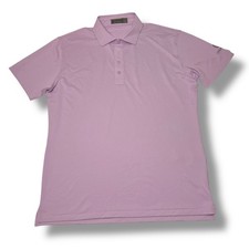 G/Fore Polo Shirt Mens Small Purple Golf Performance Polo G4 Sports Logo Stretch