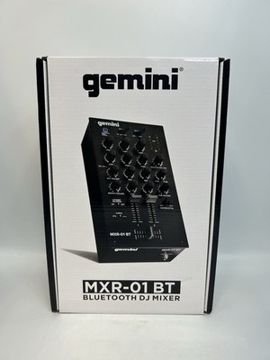 Gemini 2-Channel Bluetooth DJ Mixer, Crossfader Curve (MXR-01BT) *NEW*