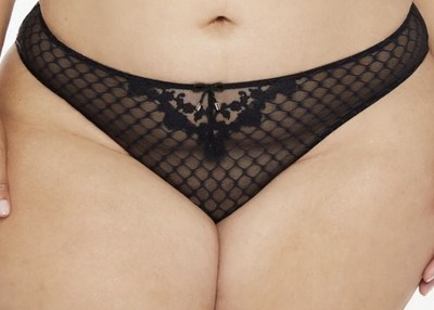 SAVAGE X FENTY Baroque Bondage Open Back Strappy Brazilian Cheeky Panty  Women 1X