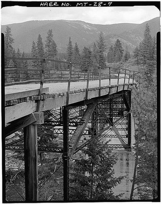 Main Channel Bridge,Spanning Clark Fork,Thompson Falls,Sanders County,MT,HAER,8