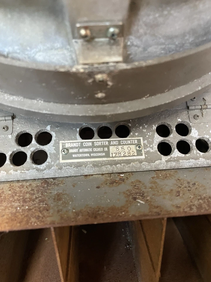 Contador y clasificador Brandt 650 unidades vintage para piezas o reparación Foto 4 de 4