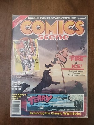 Comics Scene May Issue No. 9 (1982)   Fire & Ice Feature   Bakshi & Frazetta