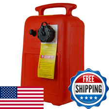 Scepter 6.6 Gallon Portable Marine Gas Can Boat Fuel Tank 2-Way Vented Cap