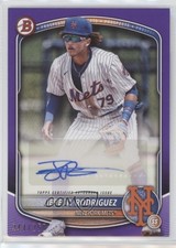 2025 Bowman Paper Prospect Retail Purple /250 Jeremy Rodriguez #BPA-JR Auto ez6