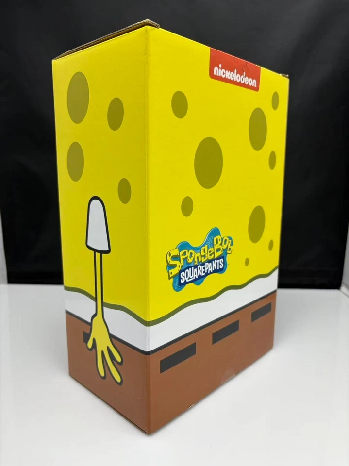 BEARBRICK Bob Esponja Pantalones Cuadrados 400% + Juguete 100% Medicom (2009) Be@rbrick Limited Foto 4 de 4