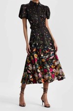Alice + Olivia Henrietta Belted Midi Dress Size 0