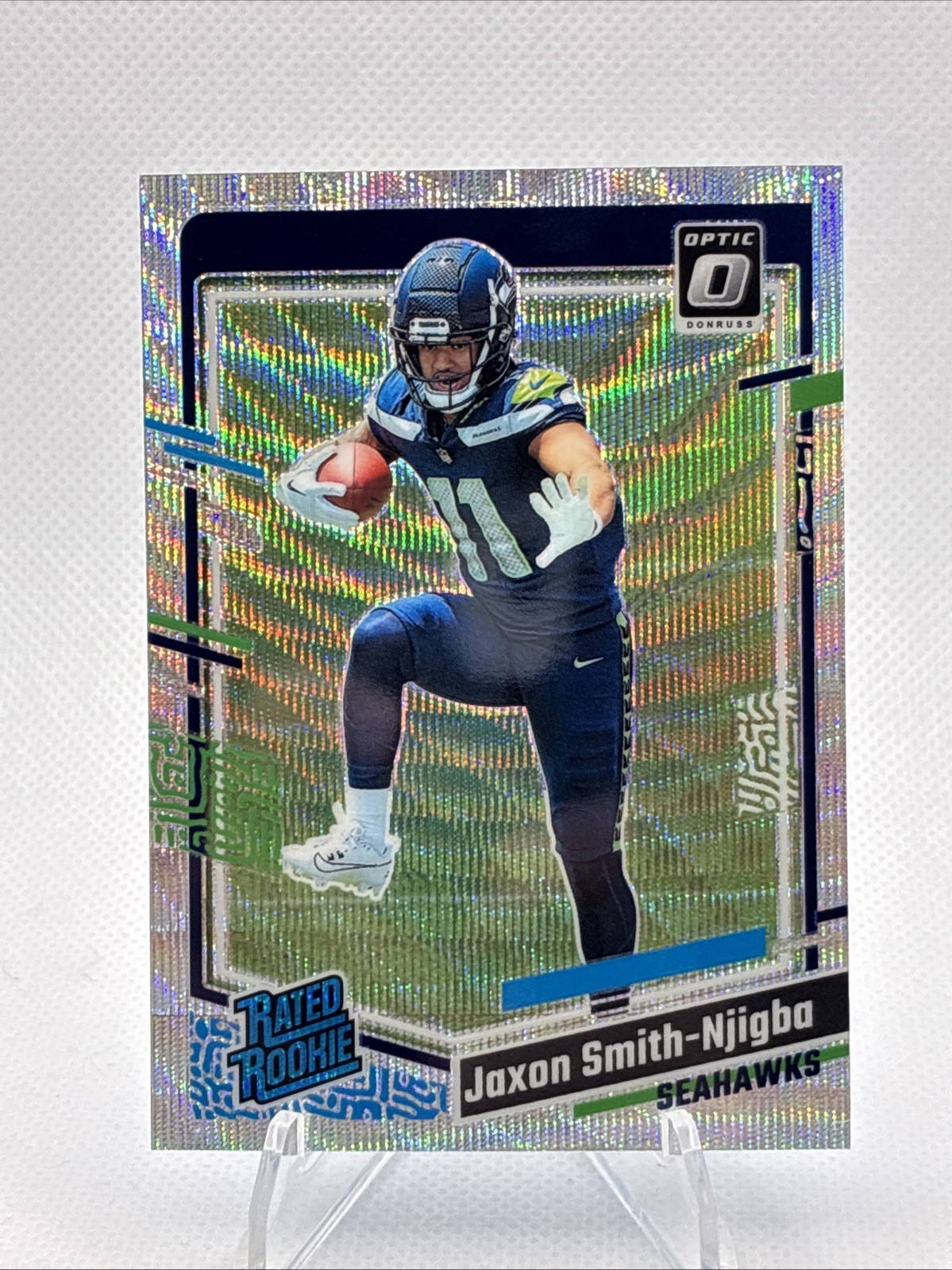 2023 Panini Donruss Optic - Rated Rookie Jaxon Smith-Njigba #293 Wave Prizm /300