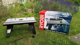 Ryobi ERT 1150V/T Router Table Plunge Router Combo Kit With Accessories