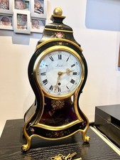 Vintage Original Genuine Swiss Made Zenith of Le Locle Boulle With Bracket Clock