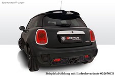 Remus Anlage Ø70+opt. Klappenstrg. Mini F56 JCW ab 2015 2x102mm Carbon