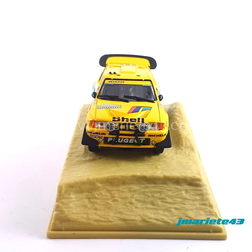 Peugeot 205 T16 #205 A. Vatanen - B. Giroux Dakar 1987 1:43 Norev - Immagine 4 di 4