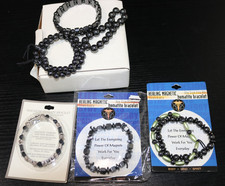 7 Healing Magnetic Hematite Bracelets