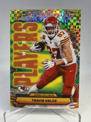 2025 Topps Chrome Travis Kelce Power Players Insert X-Fractor #PP-34