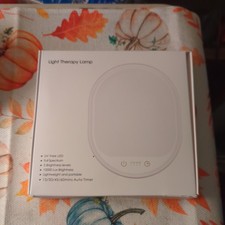 Light Therapy Lamp 10000 LUX Mood Enhancing UV Free LED open box/Tested Unused