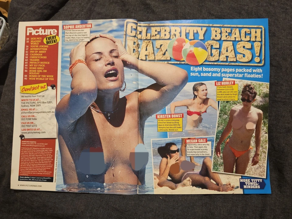 #971 The Picture mag April 18, 2007,Michelle Marsh,Kate Moss,Sophie Anderton - Image 2 of 4