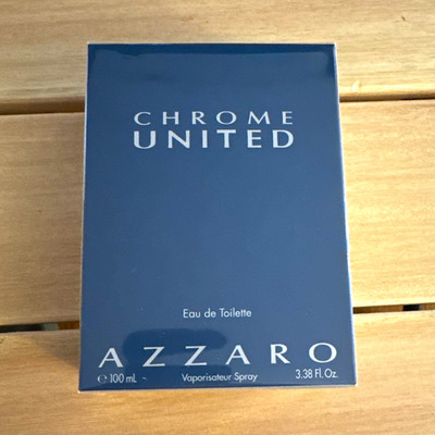 Azzaro Chrome United Eau de Toilette Spray Regular Size 100 ml (3.38 oz)