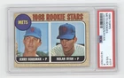 NOLAN RYAN JERRY KOOSMAN 1968 TOPPS ROOKIE STARS #177 PSA 4 METS Q1887