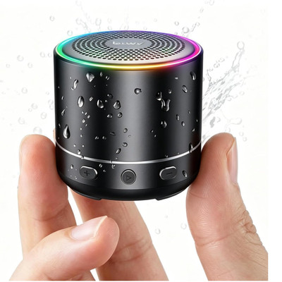 Bluetooth Lautsprecher Mini 83g RGB Lichter HD Sound Bass Tragbar Outdoor