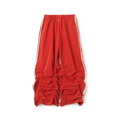 パンツ adidas by Avavav PLEATED TRACK PANTS RED adidas x Avavav Pleated Track Ruched Pant 'Power Red' | eBay