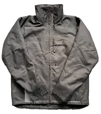 Snickers Mens Workwear Jacket Size Medium M Black Lined Durable Full Zip VGC