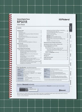 Roland RP501R — 2 in 1 Owners Manual Guide Instructions — 68 Pages — USA Made