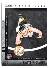 2025 Panini Caitlin Clark Chronicled Caitlin Clark #40 Helps With Heart & Hustle