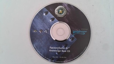 INVENSYS 06-2254 FACTORYSUITE A2 KNOWLEDGE BASE CD