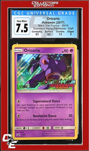 Oricorio graded CGC 7.5 for sale on eBay