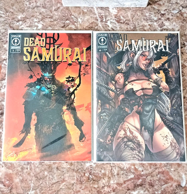 DEAD SAMURAI #1 CVR A - BILL SIENKIEWICZ & #6 CVR C - DRAX GAL VARIANT WAKE - NM