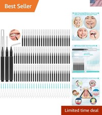 300PCS Interdental Brushes for Braces, Soft and Bendable Dental Brush for Ort...