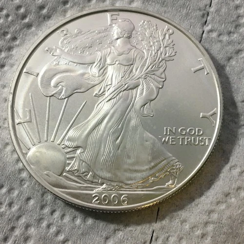2006 American Silver Eagle 1 Troy Oz .999 Fine Silver ~ Always In Capsule