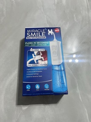Miracle Smile Water Flosser, Portable Dental Rechargeable Water Flosser New